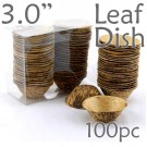 Thermo-Pressed Leaf Dish - Deep -100 pc.