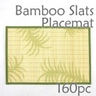 Bamboo Placemat - Fern Imprint - 160pc