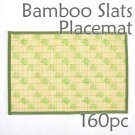 Bamboo Placemat - Green Chick Imprint - 160pc