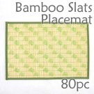Bamboo Placemat - Green Chick Imprint - 80pc