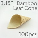 Bamboo Leaf Cone 3.15" -100 pc.