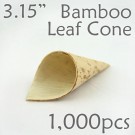Bamboo Leaf Cone 3.15" -1000 pc.