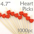 Heart Picks - 4.7 - Box of 1000 pc