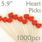 Heart Picks - 5.9 - Box of 1000 pc