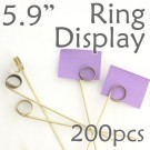 Double Loop Ring Display Pick 5.9" - 200pcs