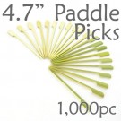 Bamboo Paddle Picks 4.7 - Green - box of 1000 Pieces